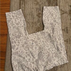 Lululemon Leopard Crop Align Leggings size 6